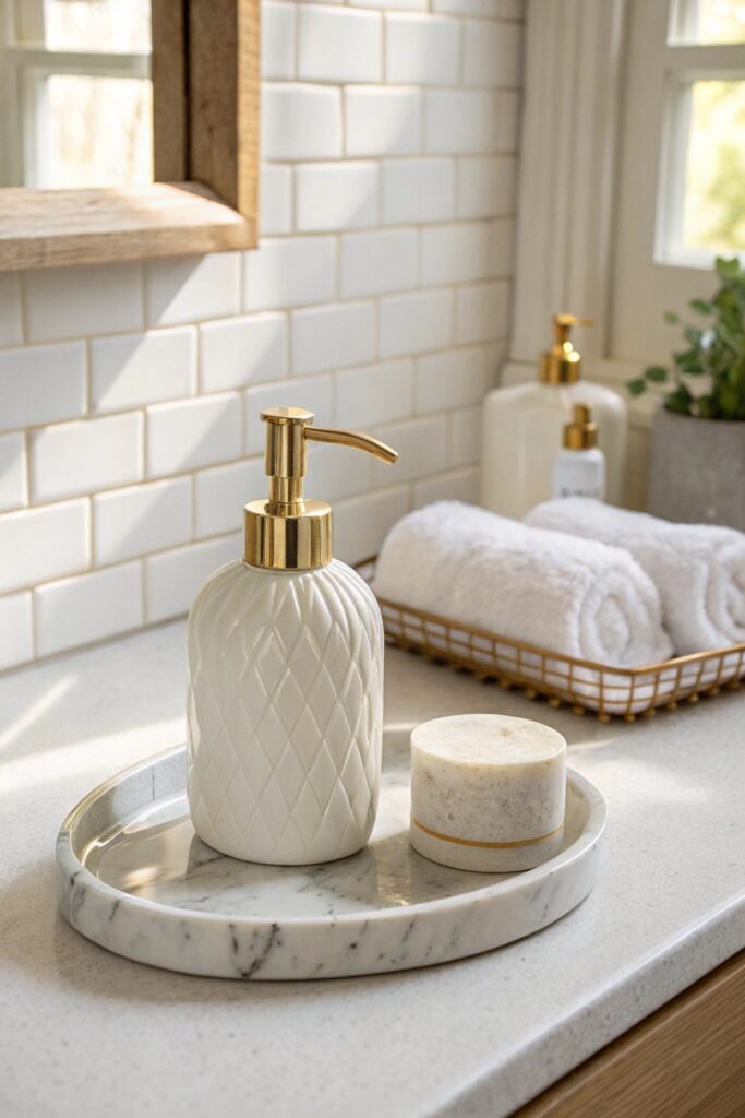 10 Bathroom Countertop Accessories Ideas That Look Stylish and Practical 10 Bathroom Countertop Accessories Ideas That Look Stylish and Practical