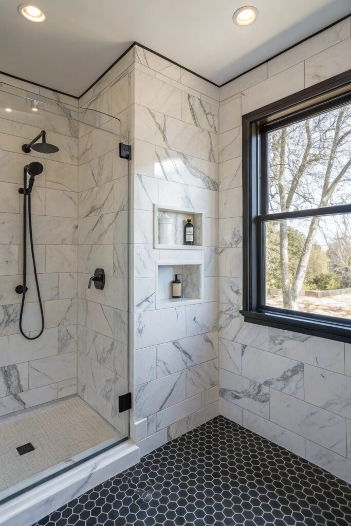 12 Shower Tile Combinations That Make Bathrooms Look Expensive