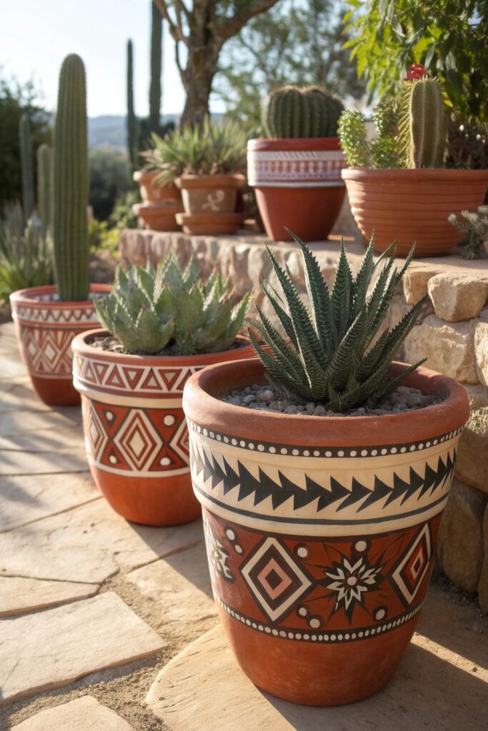 15 DIY Painted Pot Ideas to Add Personality to Your Garden