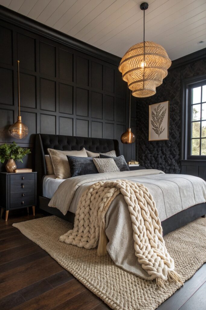 12 Black Themed Bedroom Ideas That Feel Bold and Luxurious