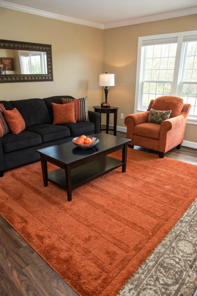 11 Black and Rust Living Room Ideas With Modern Warmth