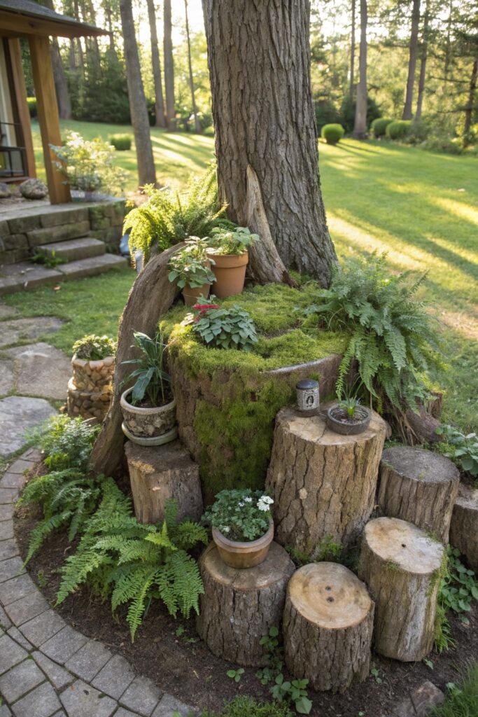 12 Tree Stump Ideas That Turn Old Wood Into Backyard Decor