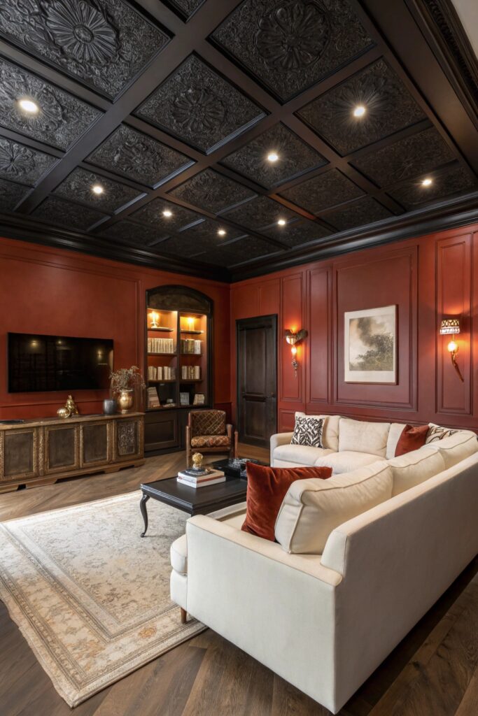 11 Black and Rust Living Room Ideas With Modern Warmth