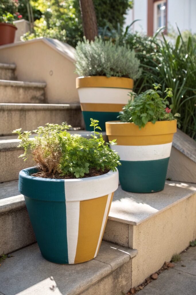 15 DIY Painted Pot Ideas to Add Personality to Your Garden