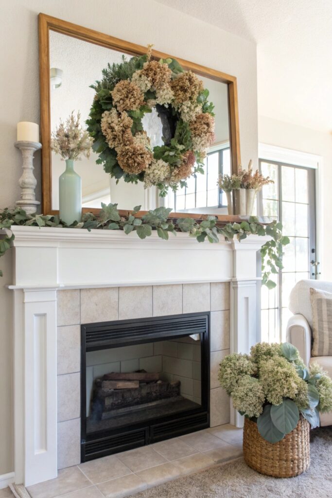 12 Summer Mantel Decorating Ideas to Brighten Your Living Room