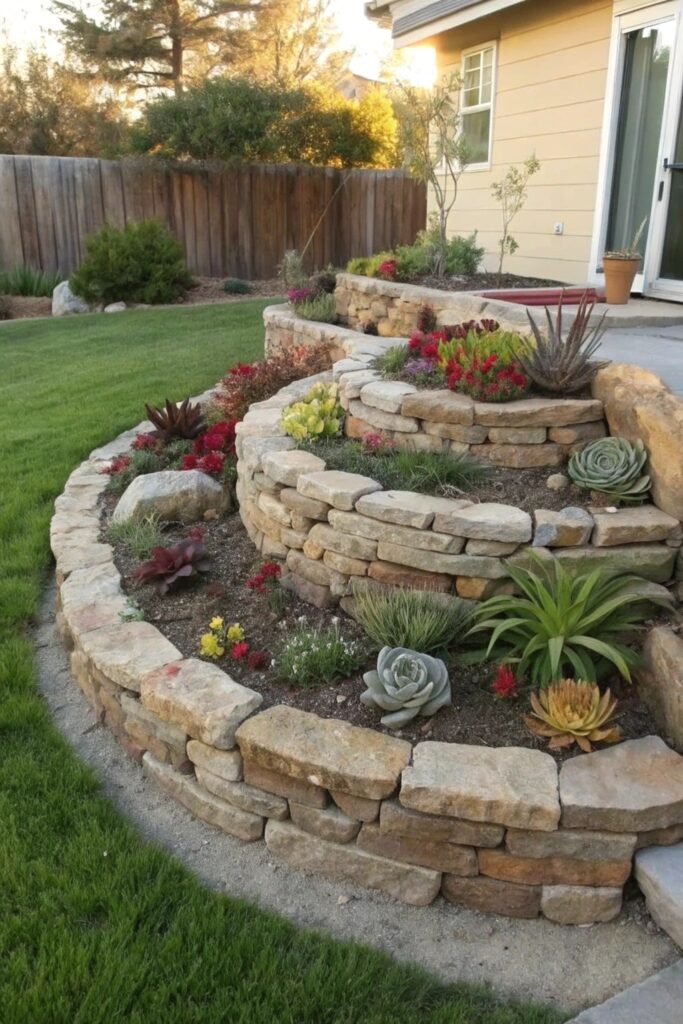 15 Rock Landscaping Ideas for Front Yard Curb Appeal