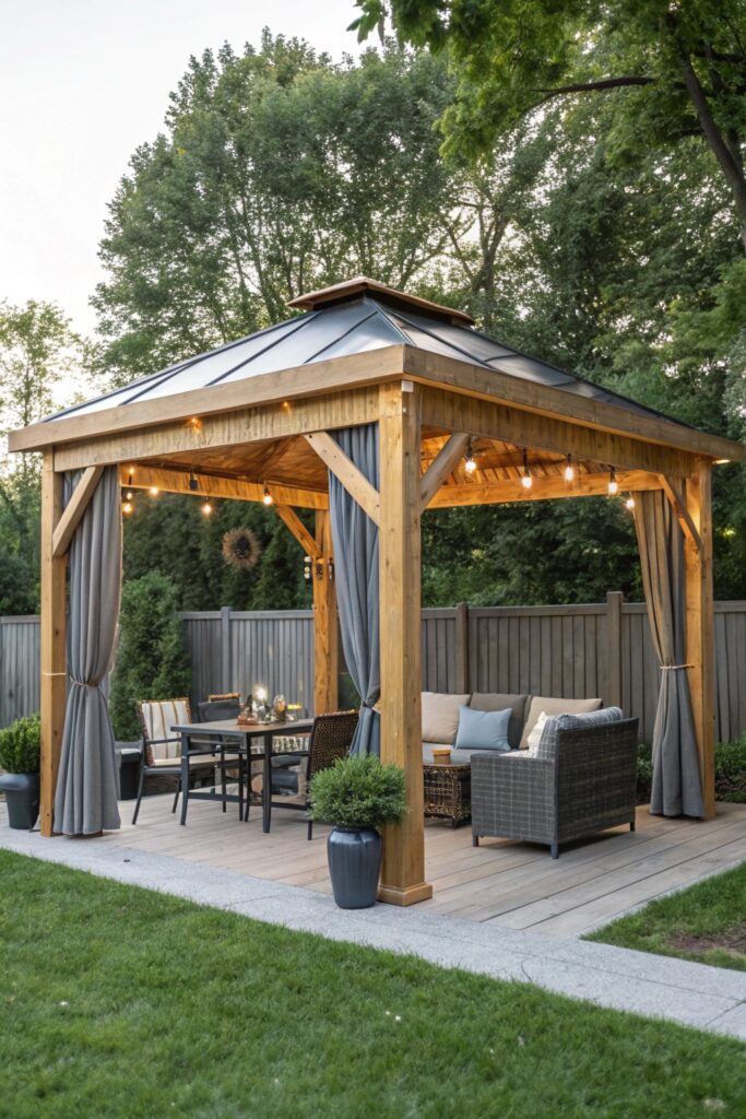 13 DIY Gazebo Ideas for a Beautiful Backyard Upgrade