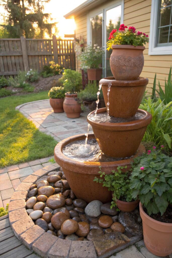10 DIY Fountain Ideas That Add Peaceful Backyard Charm
