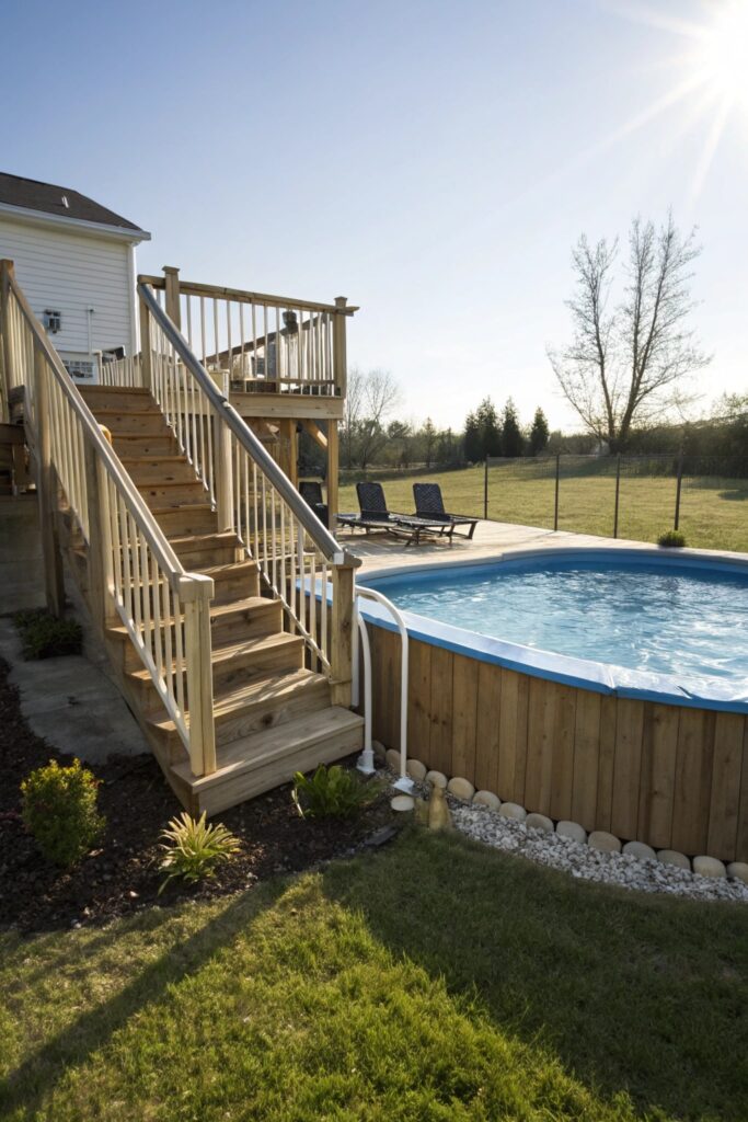 11 Above Ground Pool Deck Ideas That Transform Your Backyard Into a Resort