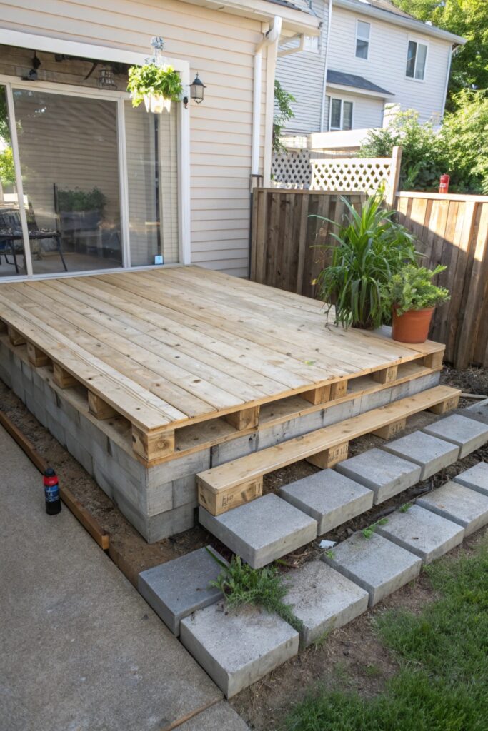 10 DIY Pallet Patio Deck Ideas That Look Amazing on a Budget