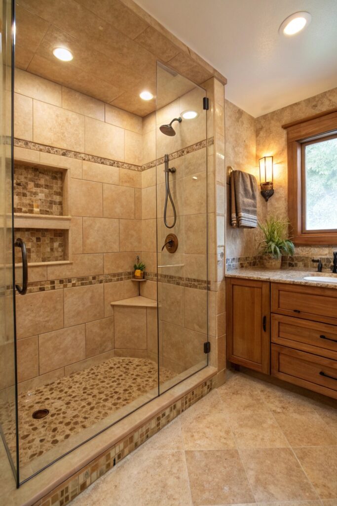 12 Shower Tile Combinations That Make Bathrooms Look Expensive