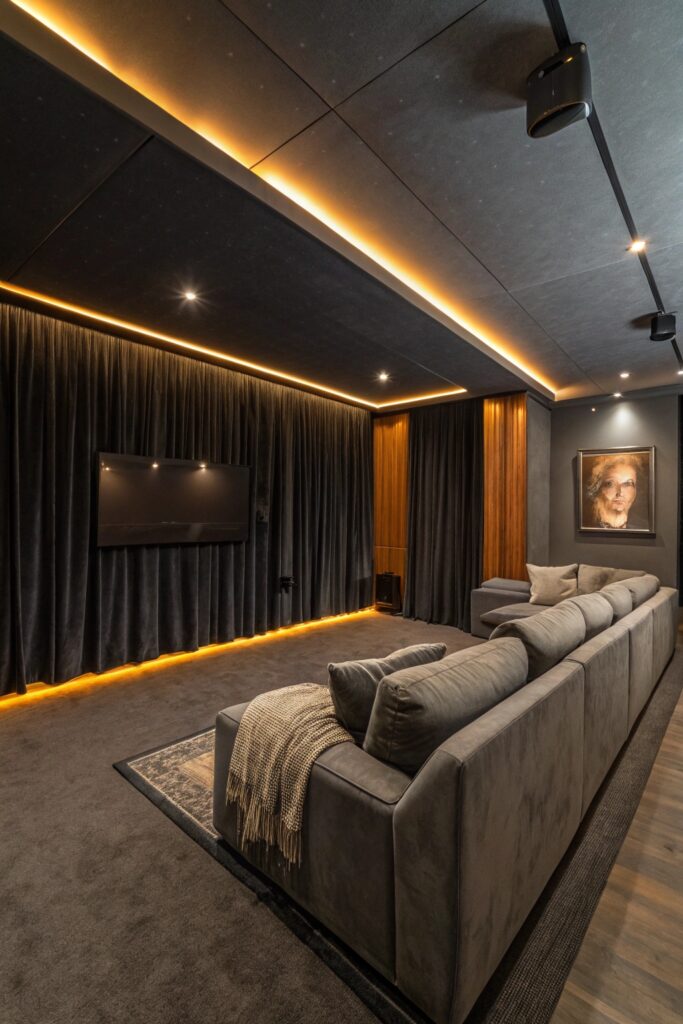 15 Small Home Theatre Room Ideas for the Perfect Movie Night Setup
