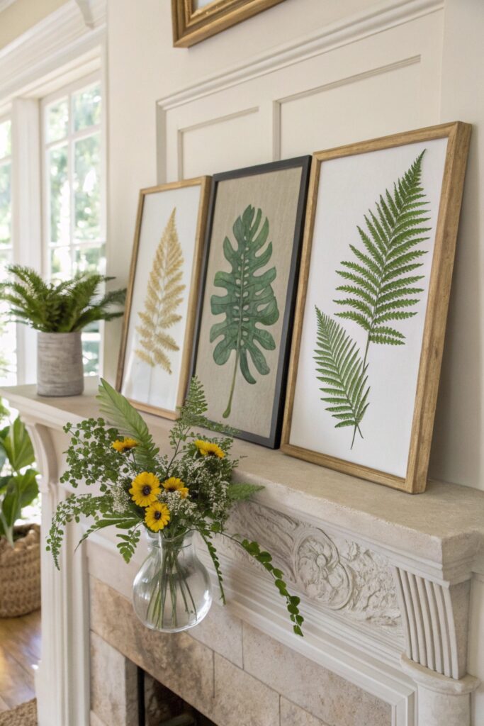 12 Summer Mantel Decorating Ideas to Brighten Your Living Room
