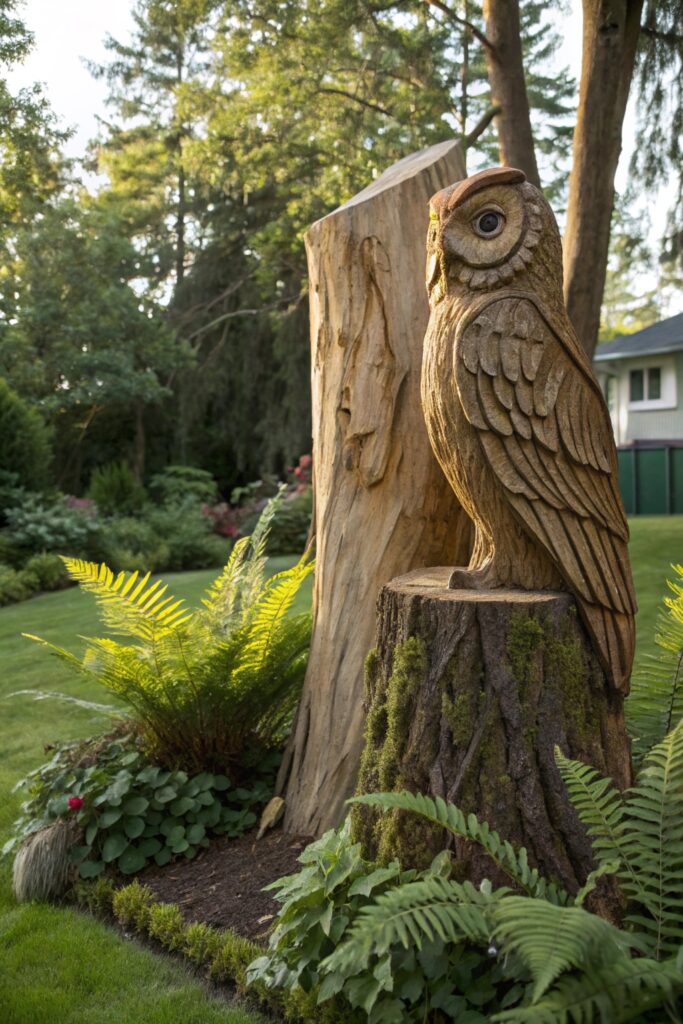 12 Tree Stump Ideas That Turn Old Wood Into Backyard Decor