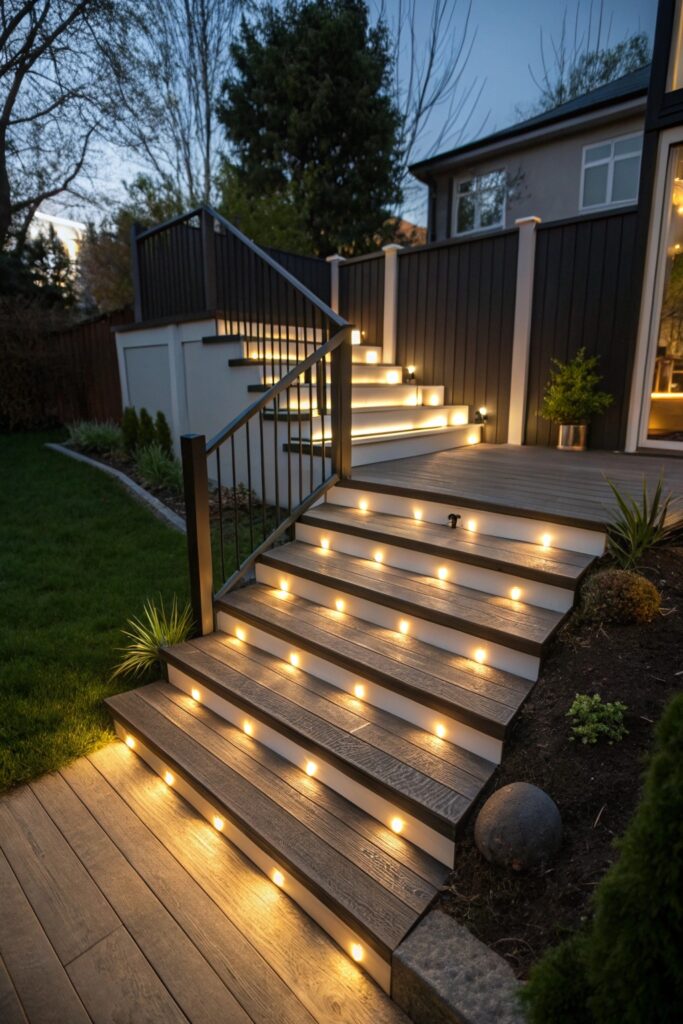 11 Deck Lighting Ideas That Make Outdoor Spaces Glow at Night