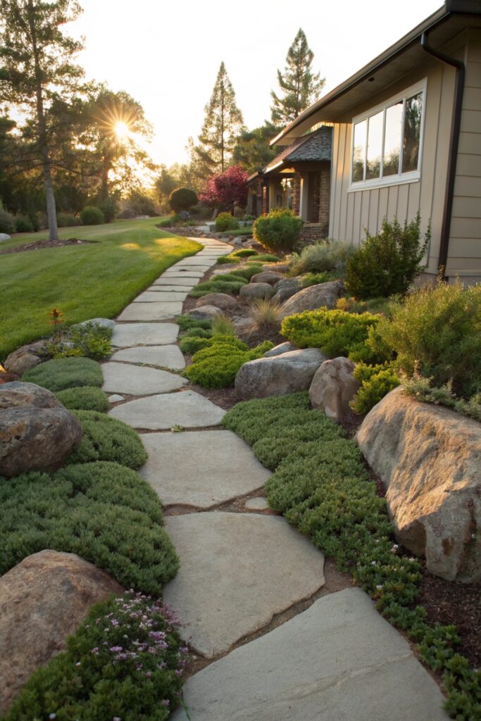 15 Rock Landscaping Ideas for Front Yard Curb Appeal