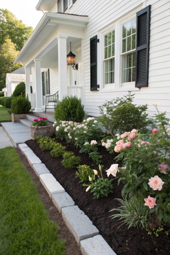 15 Flower Beds in Front of House Ideas That Boost Curb Appeal