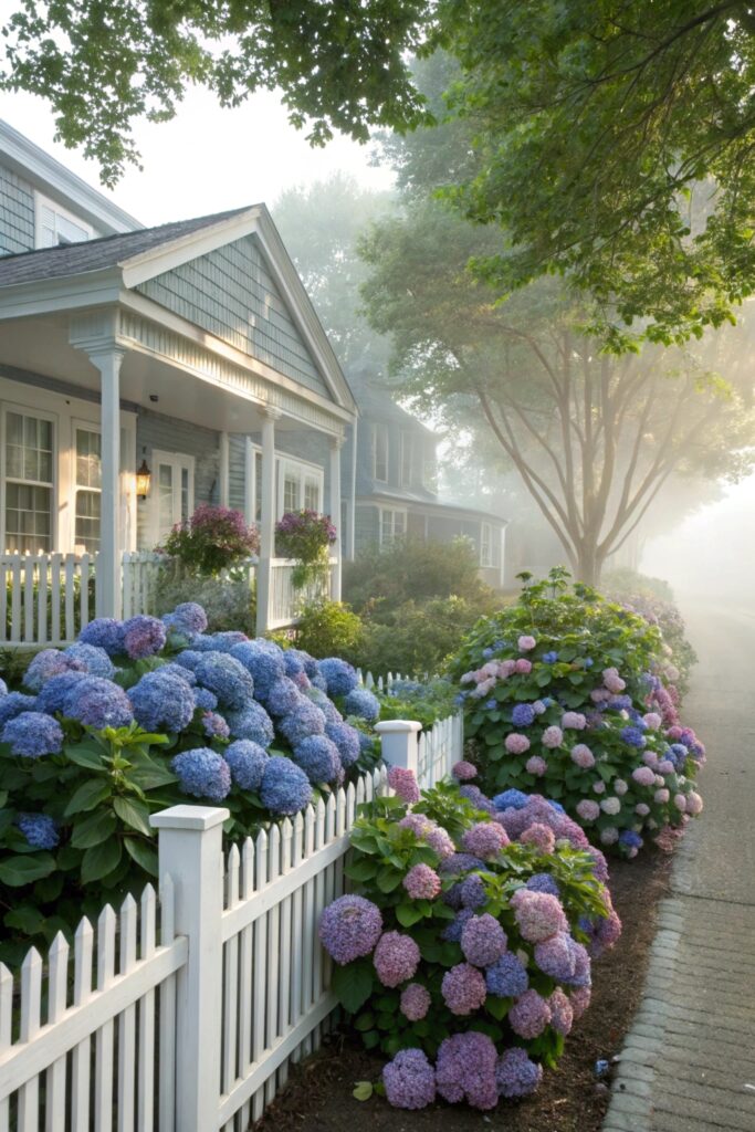 10 Beautiful Bushes in Front of House Ideas for Year-Round Curb Appeal
