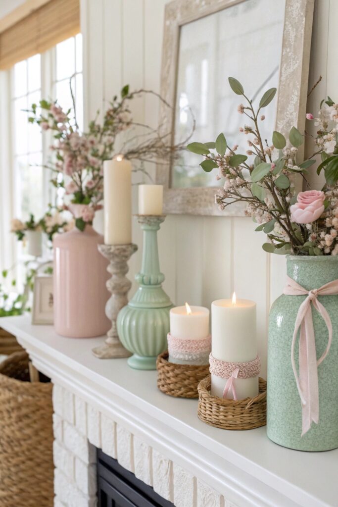 12 Spring Mantle Decorating Ideas for a Fresh Seasonal Refresh