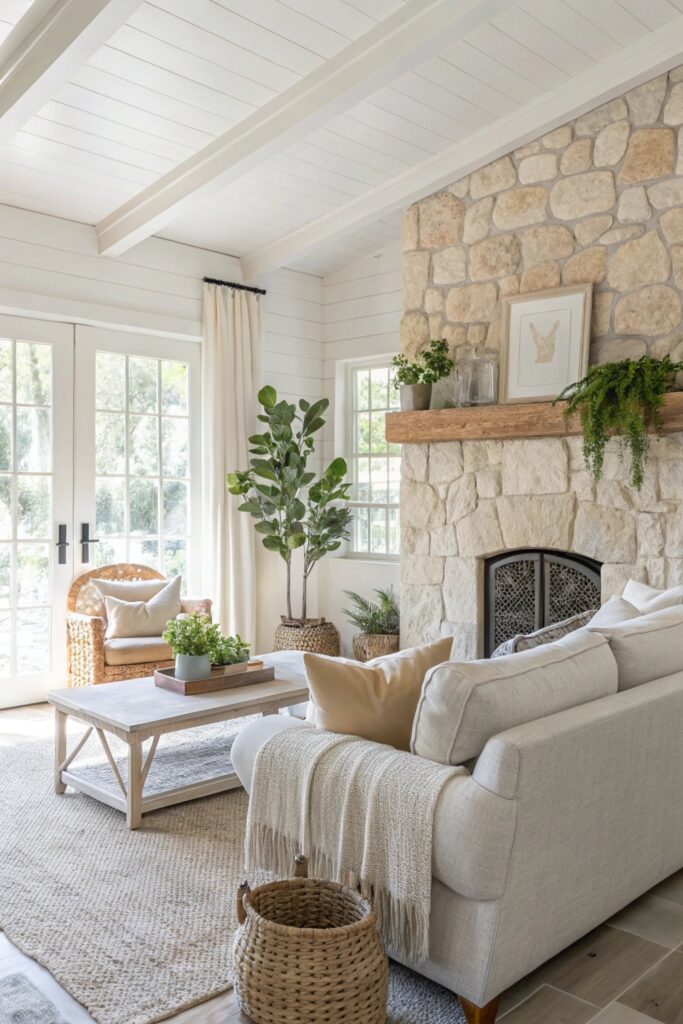 11 Stone Wallpaper Ideas That Add Texture and Character