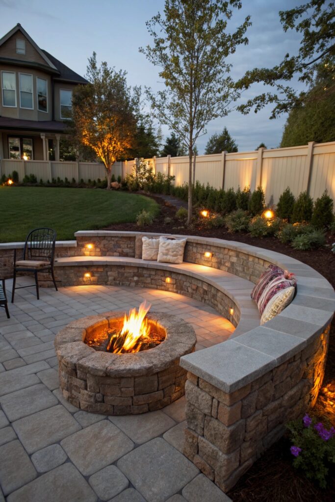 14 Cozy Fire Pit Ideas for Your Backyard You'll Want to Copy This Summer