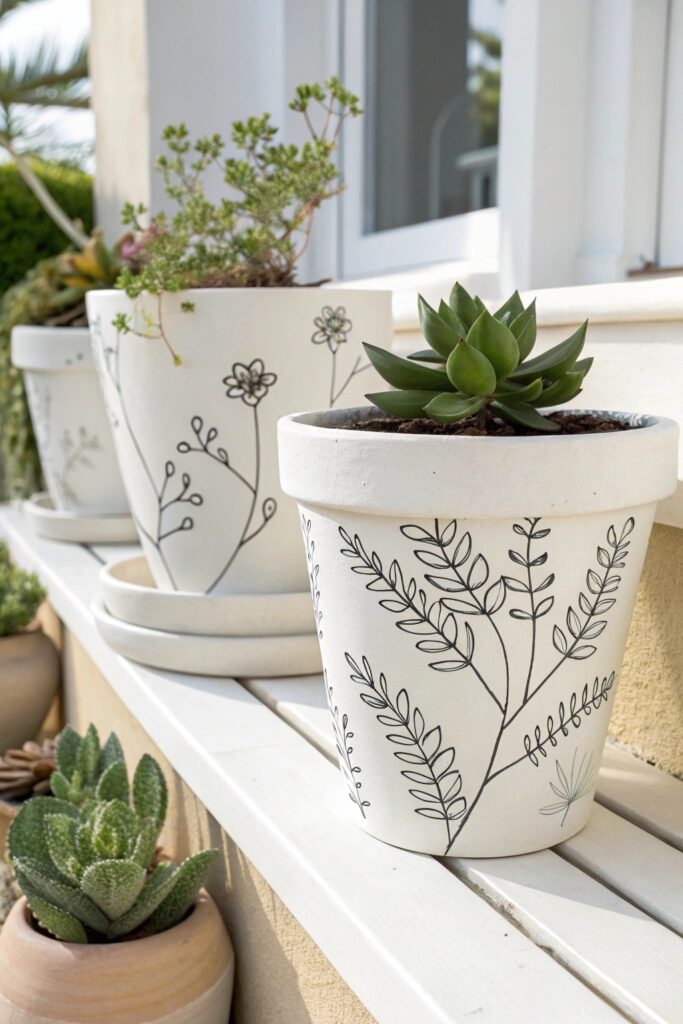 15 DIY Painted Pot Ideas to Add Personality to Your Garden