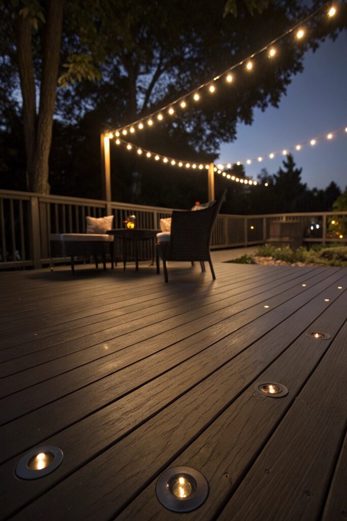 11 Deck Lighting Ideas That Make Outdoor Spaces Glow at Night