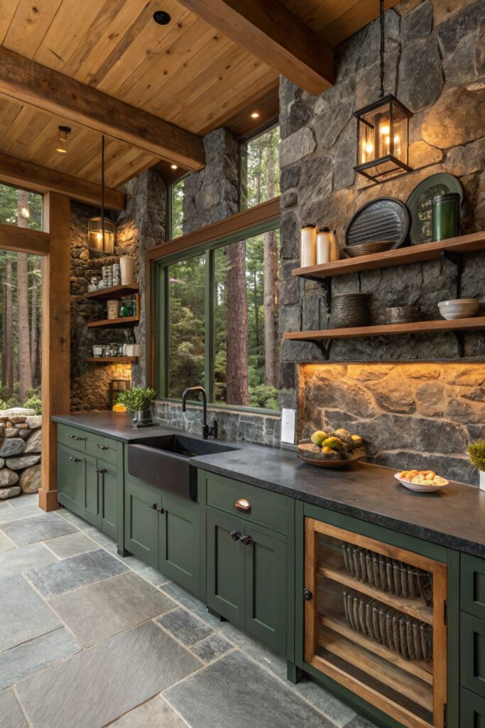 10 Enchanting Forest Kitchen Ideas That Bring Nature Indoors