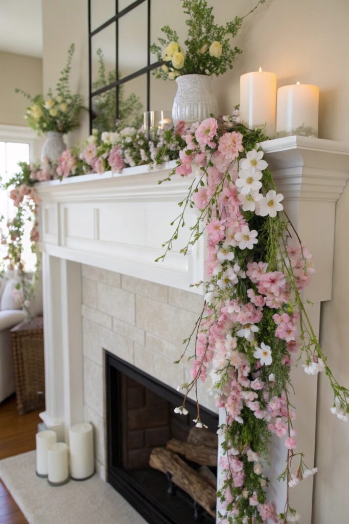 12 Spring Mantle Decorating Ideas for a Fresh Seasonal Refresh