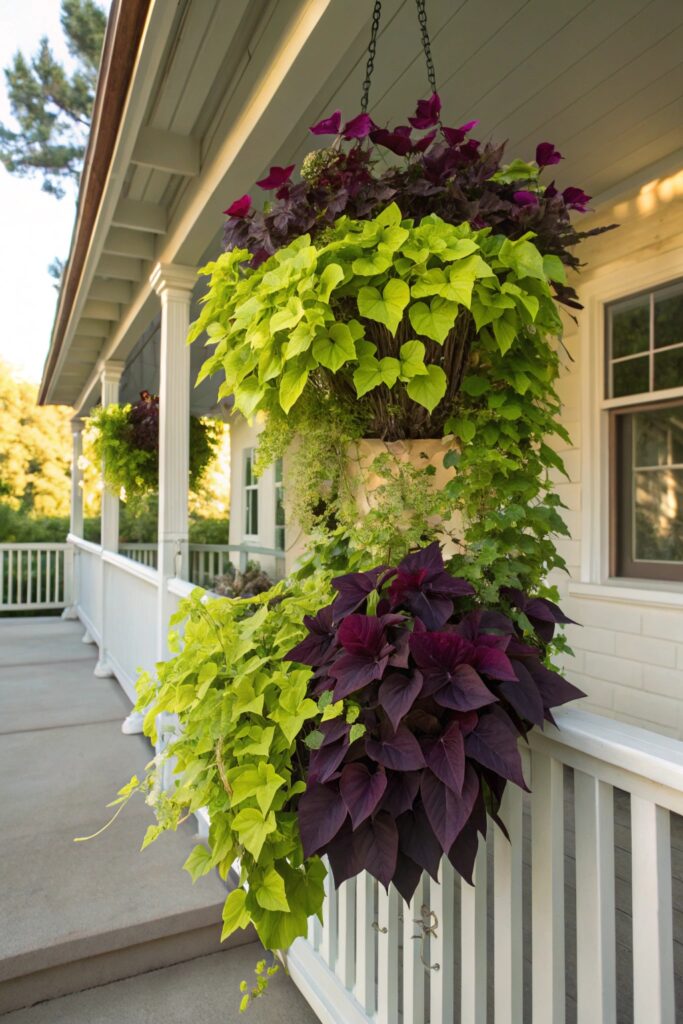 10 Hanging Basket Ideas That Make Porches and Patios Pop 10 Hanging Basket Ideas That Make Porches and Patios Pop
