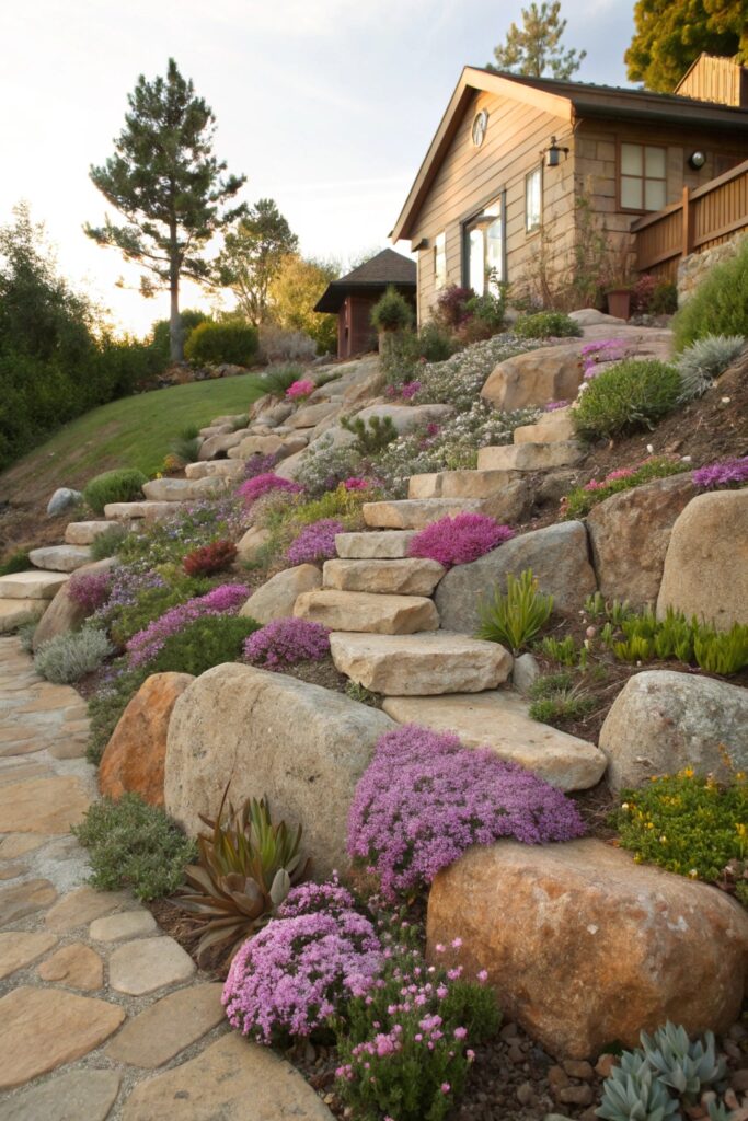 15 Rock Landscaping Ideas for Front Yard Curb Appeal