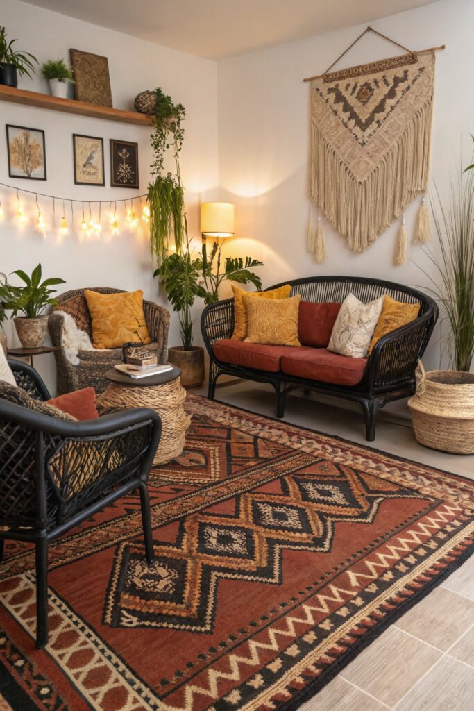 11 Black and Rust Living Room Ideas With Modern Warmth