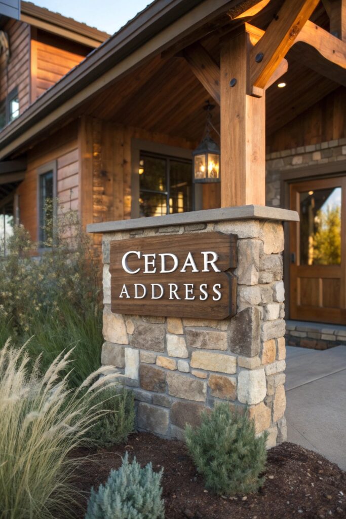 12 House Number Ideas That Instantly Boost Curb Appeal