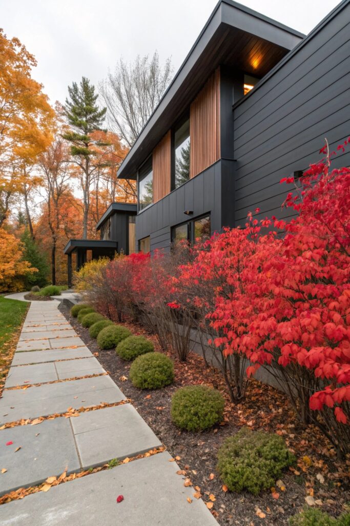 10 Beautiful Bushes in Front of House Ideas for Year-Round Curb Appeal