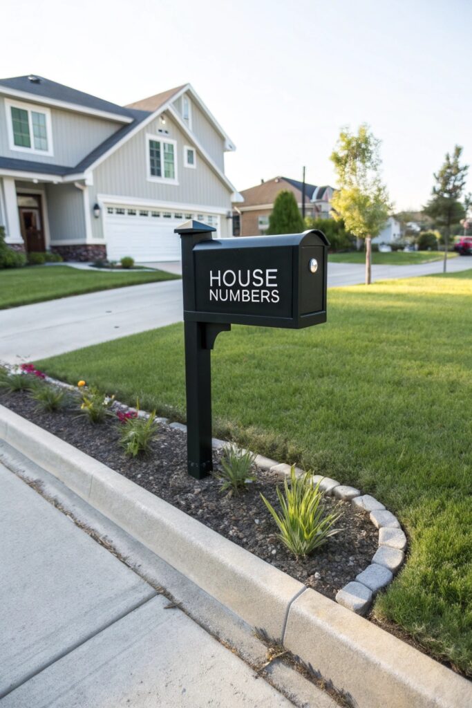 12 House Number Ideas That Instantly Boost Curb Appeal