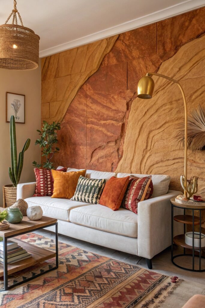 11 Stone Wallpaper Ideas That Add Texture and Character