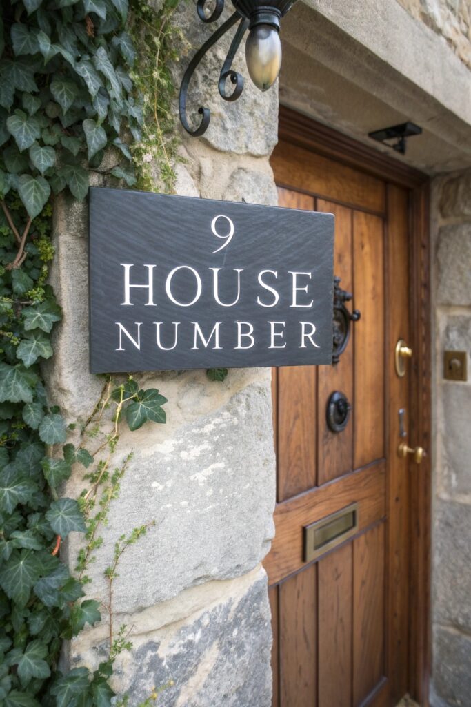 12 House Number Ideas That Instantly Boost Curb Appeal