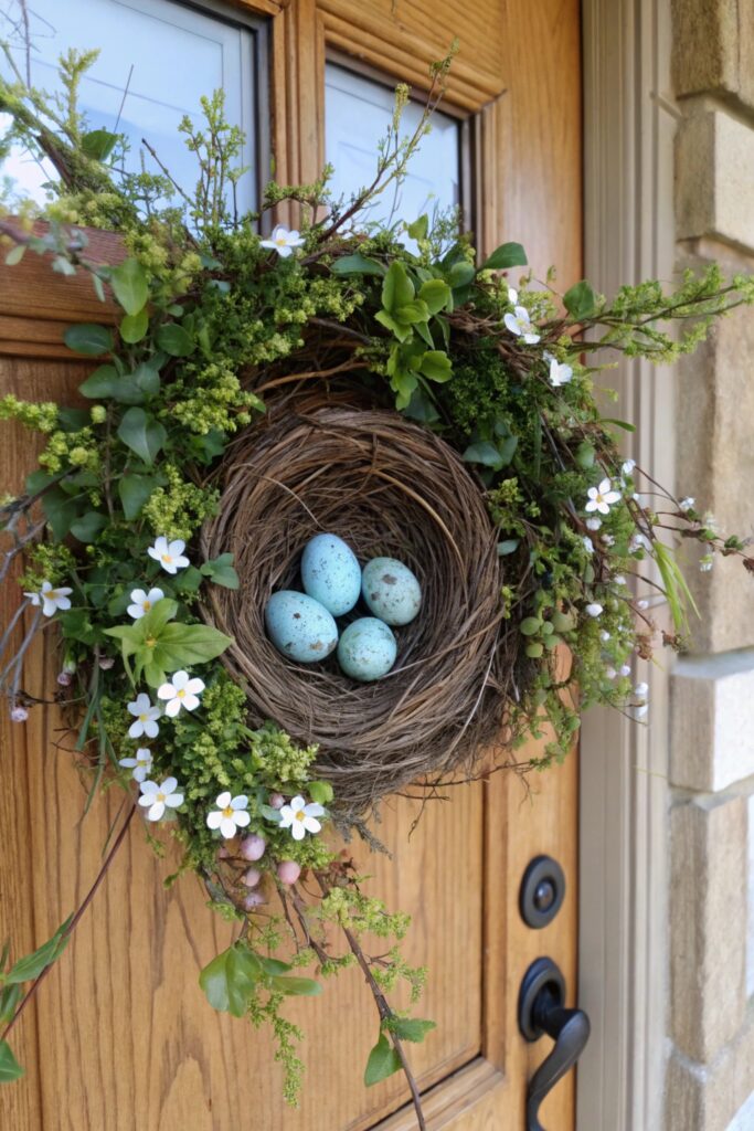 12 Spring Door Wreath Ideas That Make Entryways Bloom