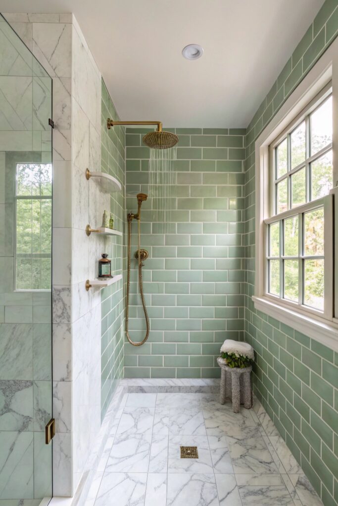 12 Shower Tile Combinations That Make Bathrooms Look Expensive
