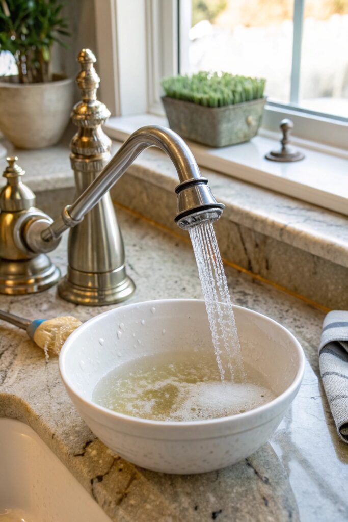 10 Fixes for a Delta Kitchen Faucet Spray Button That Is Stuck clean mineral buildup delta faucet spray button