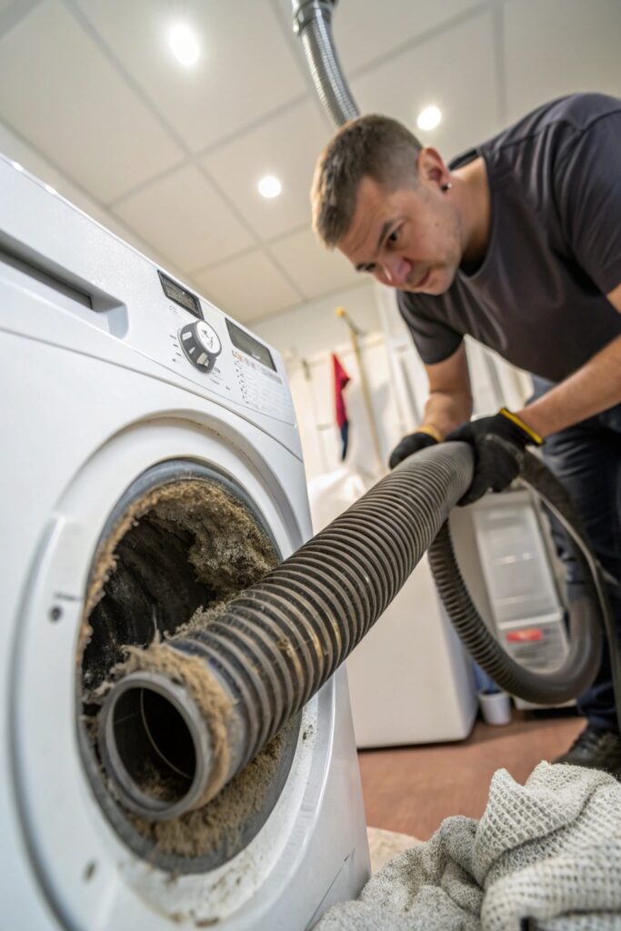 12 Reasons Your Washing Machine Stopped Full of Water clogged drain hose washing machine