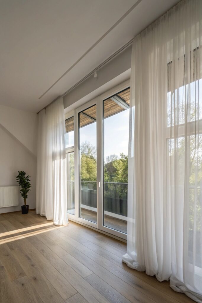 15 Small Living Room Hacks That Make Your Space Feel Twice as Big hang curtains higher window small living room