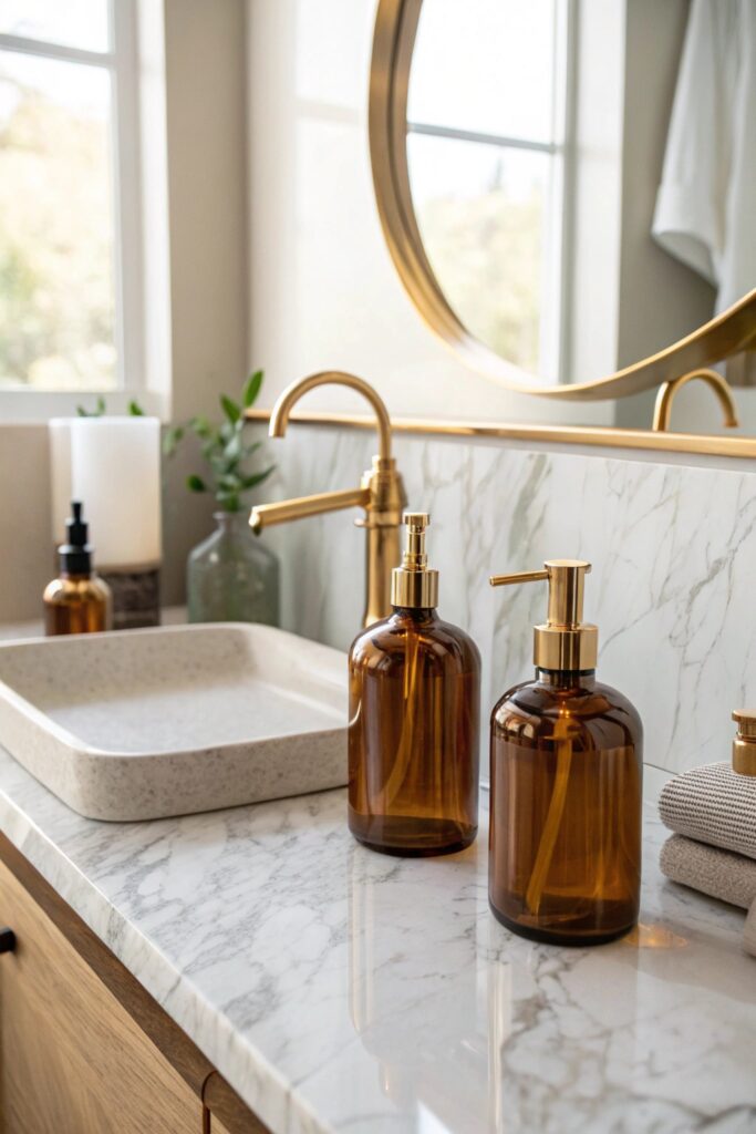 12 Bathroom Counter Decor Ideas That Make Any Vanity Look Expensive