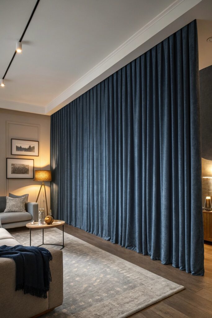 12 Ways to Soundproof a Shared Wall in a Townhouse heavy curtains acoustic blanket soundproof shared wall