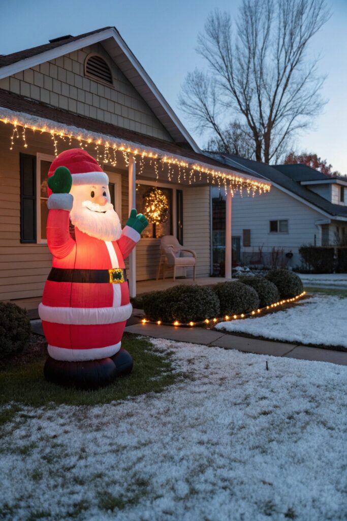 kitschy christmas decor