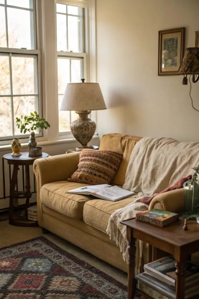 11 College Apartment Living Room Ideas That Are Stylish and Budget-Friendly secondhand furniture college apartment