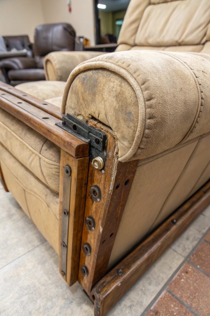 10 Reasons a Recliner Footrest Is Too Hard to Close (and Easy Fixes) age related wear frame recliner
