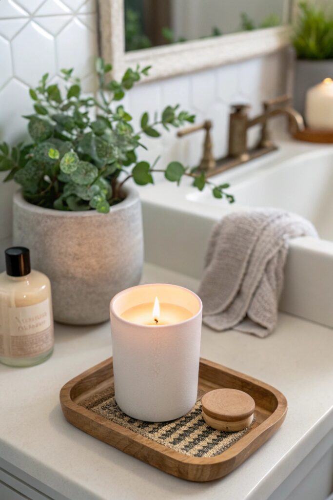 12 Bathroom Counter Decor Ideas That Make Any Vanity Look Expensive