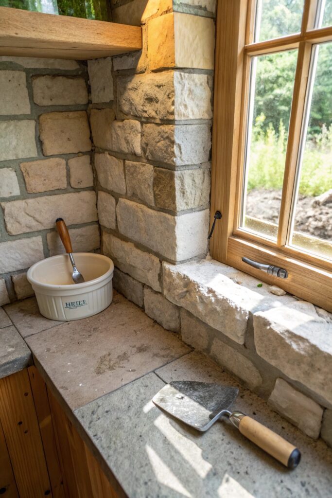 10 Stone Wall Backsplash German Smear Ideas That Add Rustic Charm 10 Stone Wall Backsplash German Smear Ideas That Add Rustic Charm