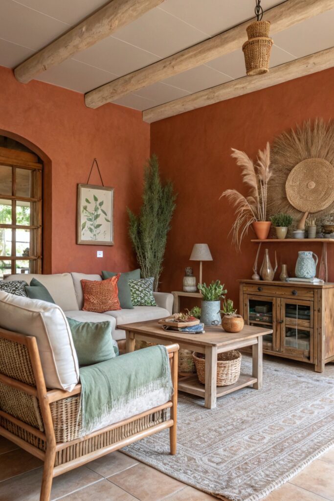 14 Cozy Home Decor Living Room Ideas for a Warm and Inviting Space neutral earthy color palette cozy living room